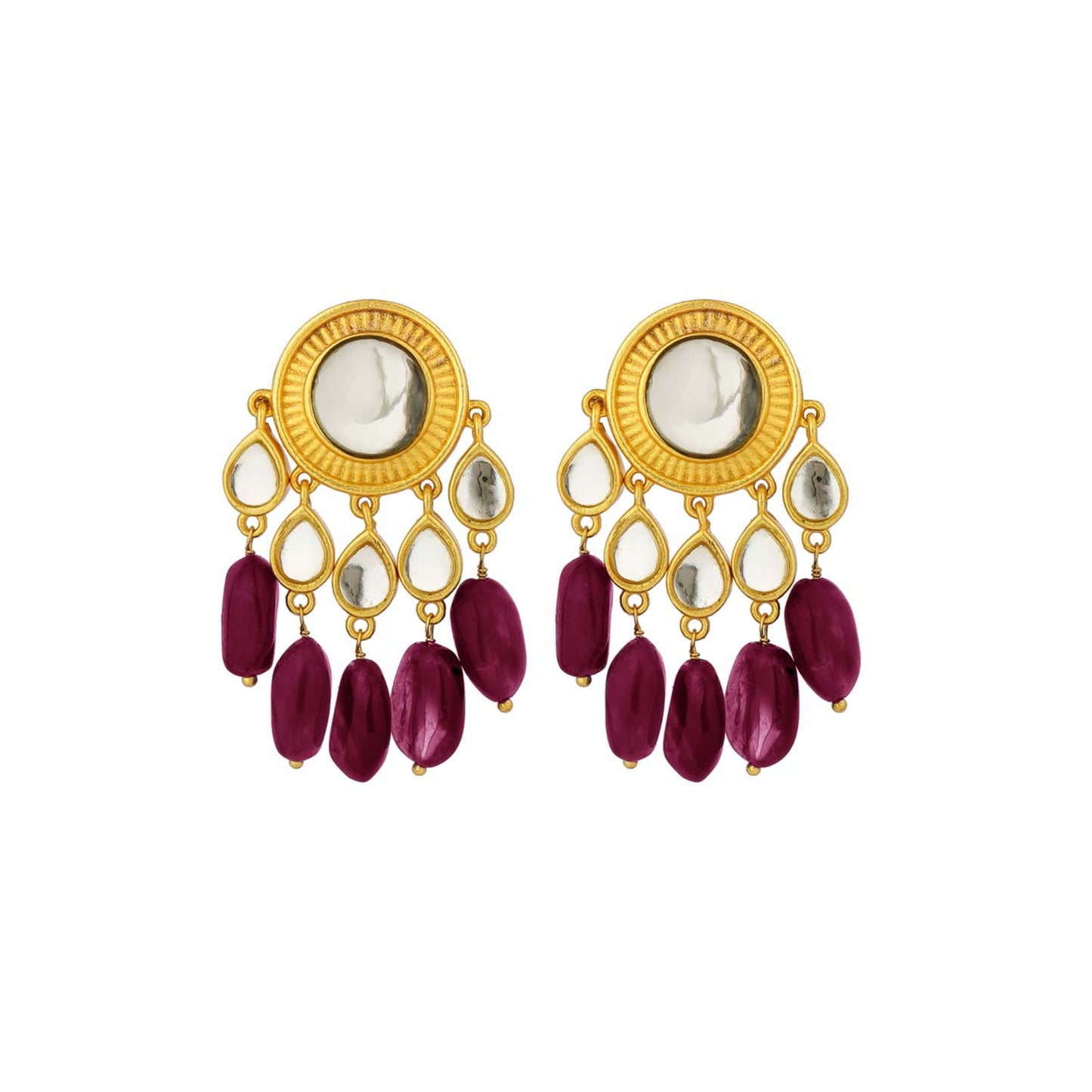Rani Pink Shava Shava Radiant Studs