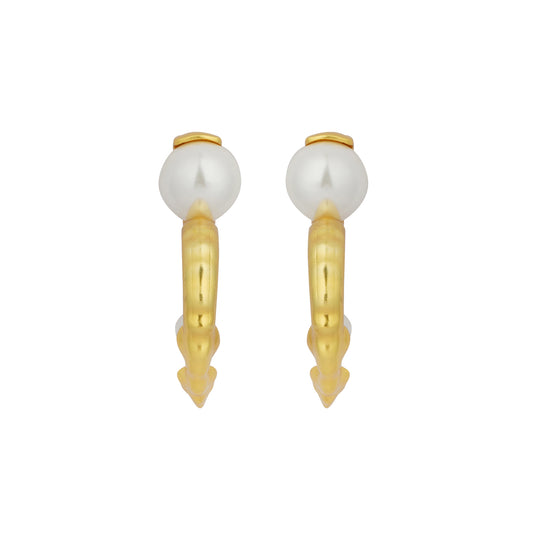 Bold Achiever Pearl Earrings