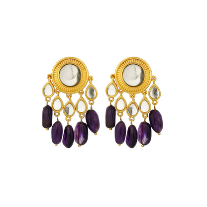 Amethyst Shava Shava Radiant Studs