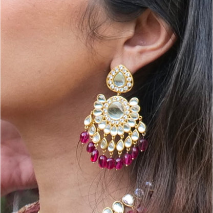 Rani Pink Nachde Ne Saare Glam Earrings