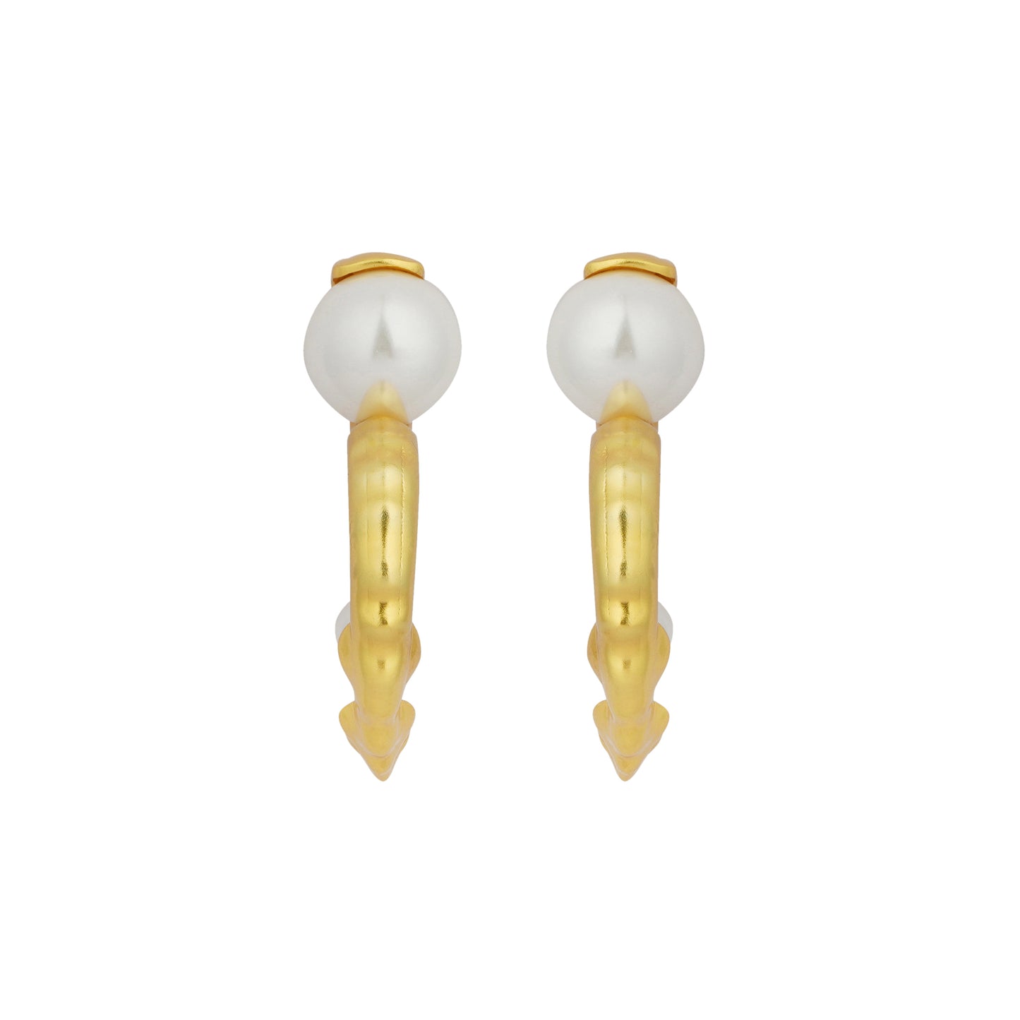 Bold Achiever Pearl Earrings