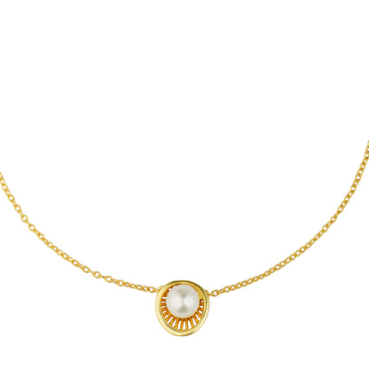 Opulent Pearl Zoned Necklace