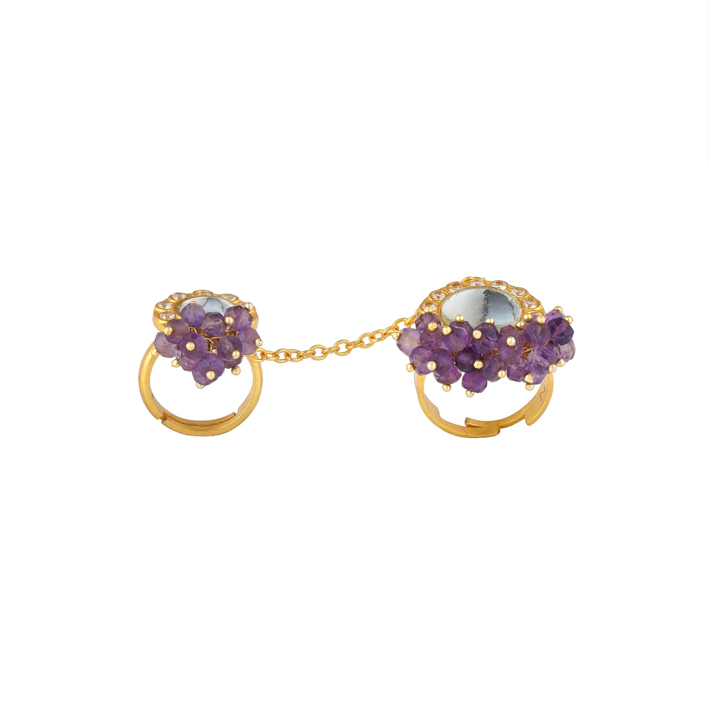 Amethyst Jhoom Glamour Ring