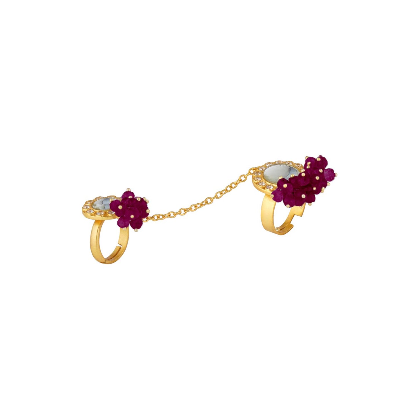 Rani Pink Jhoom Glamour Ring