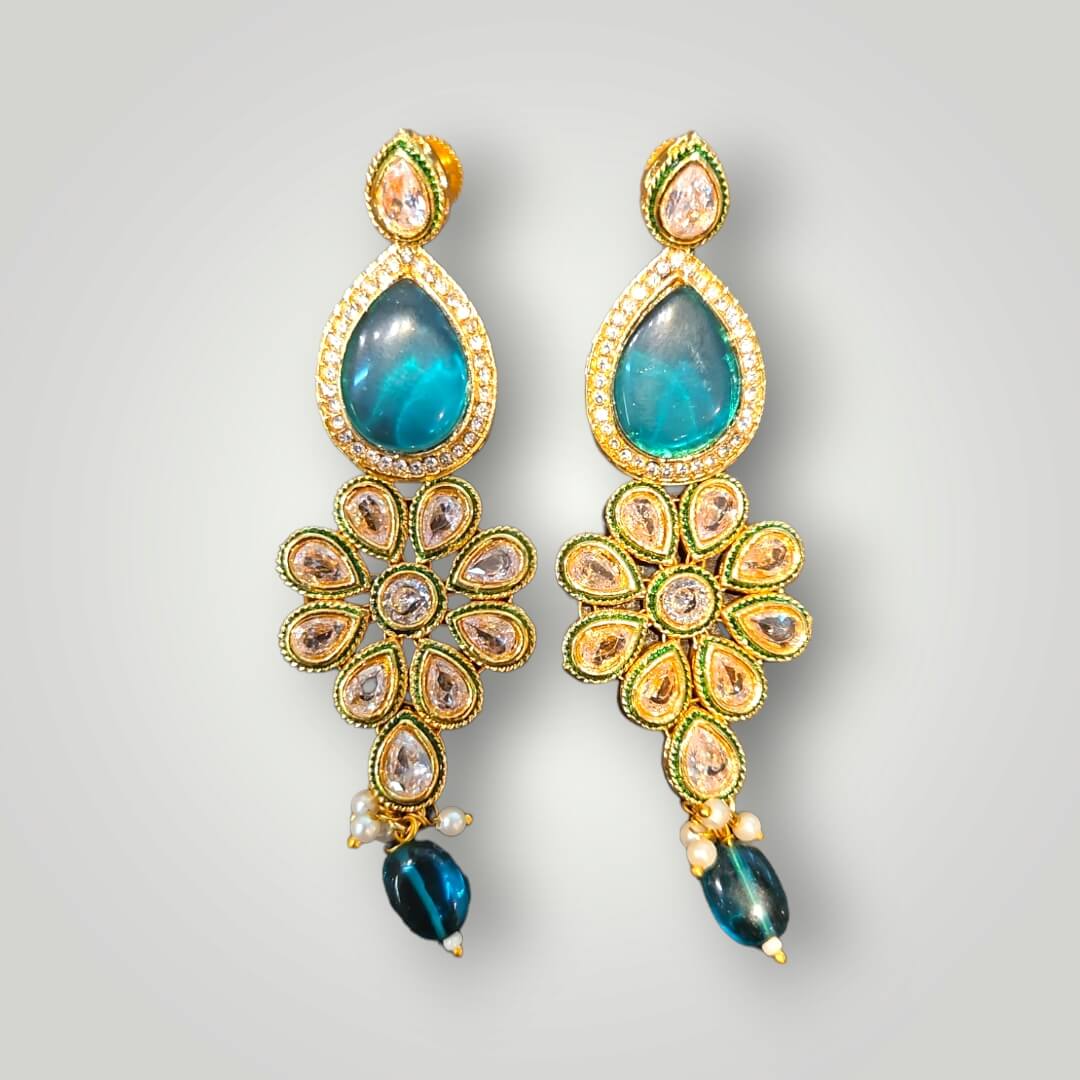 213403 - Antique Gold Plated  Style Earring