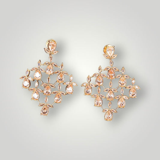213961 - Antique Gold Plated Classic Style Earring
