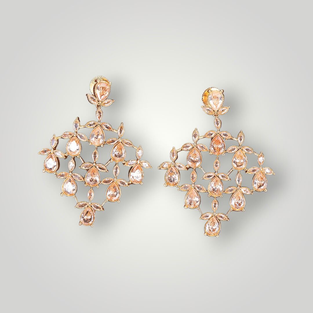 213961 - Antique Gold Plated Classic Style Earring