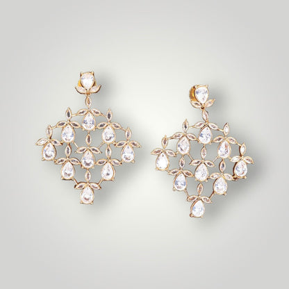 213961 - Antique Gold Plated Classic Style Earring