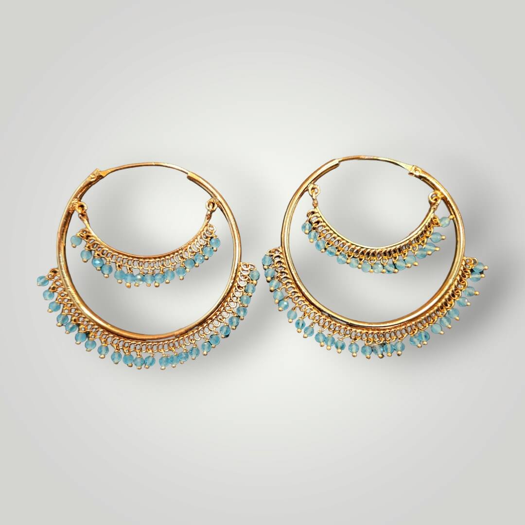 214079 - Antique Gold Plated  Style Earring