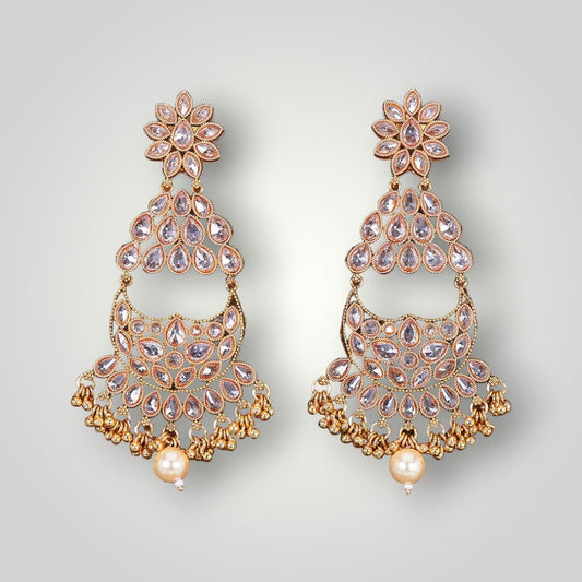 214269 - Antique Gold Plated Chand Style Earring